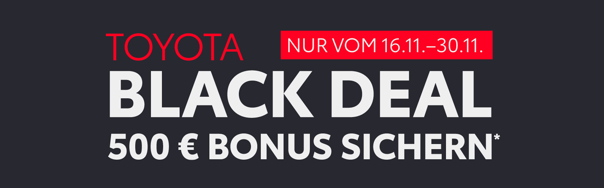 Toyota Black Deal